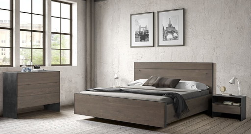 Van Houdt Quarrata Bed Frame and Nightstands