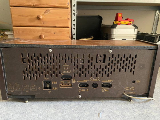 Vintage Philips radio 50s/60s – wooden casing – rare retro design – Decorative Objects, Metal, Plastic (photo 5 of 6)