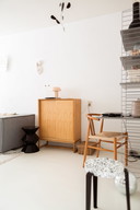 Scandinavian Design Sliding Door Cabinet