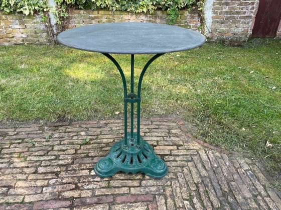 Image 1 of Tavolo da giardino, tavolo da bistrot, stile francese anni '50