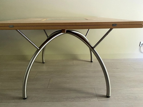Image 1 of Table (circular side) Design Bob Van den Berghe 1976