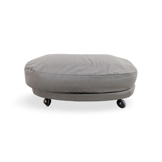 Original DePadova Armchair with Ottoman Vico Magistretti Leather 1980, Grey (photo 13 of 15)