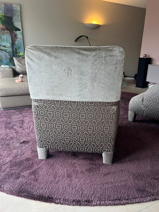 Image 1 of 2 fauteuils B&B Italia Oriente + repose-pieds