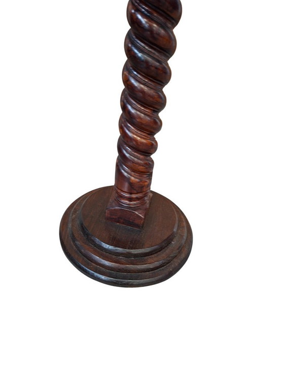 Image 1 of Carved Ash Refectory Table