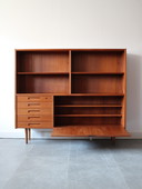 Credenza alta danese vintage di Kai Winding