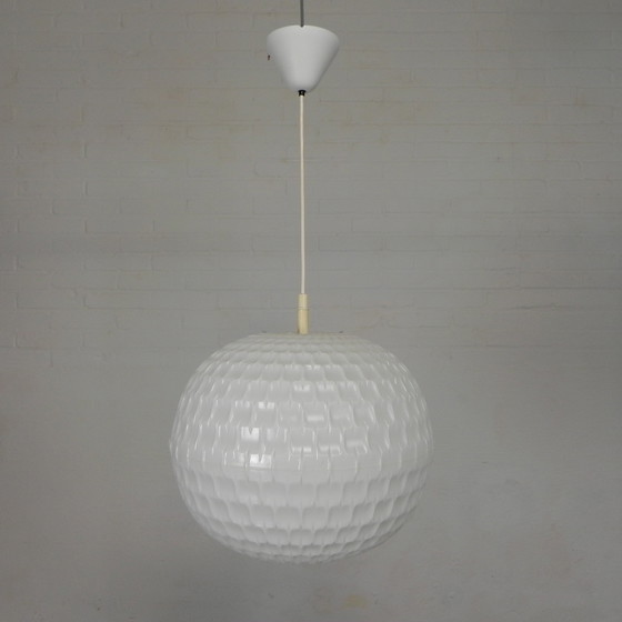 Image 1 of Lampada a sospensione vintage Aloys F. Gangkofner per Erco, sfera in plastica