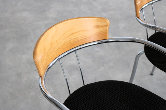 Image 1 of 4x Vintage Effazeta Dining Chairs