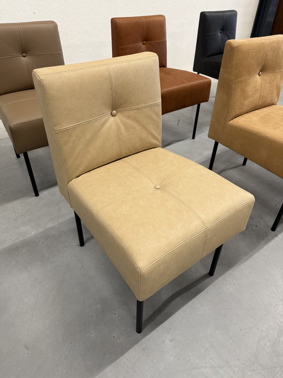 Image 1 of 6 Gelderland 7714 Esszimmerstühle Leder