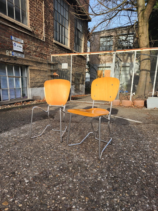 Alu-Flex Esszimmerstühle d'Armin Wirth – Classique du design