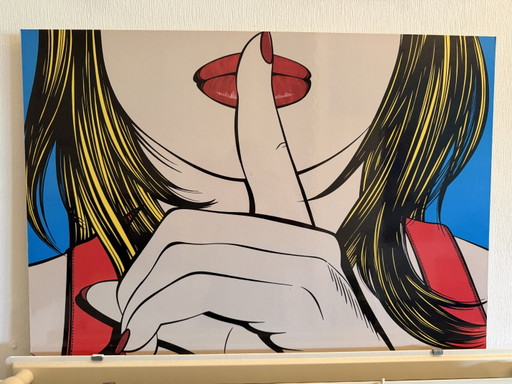 Quadro Ikea PSSST POP-ART modello Solmyra