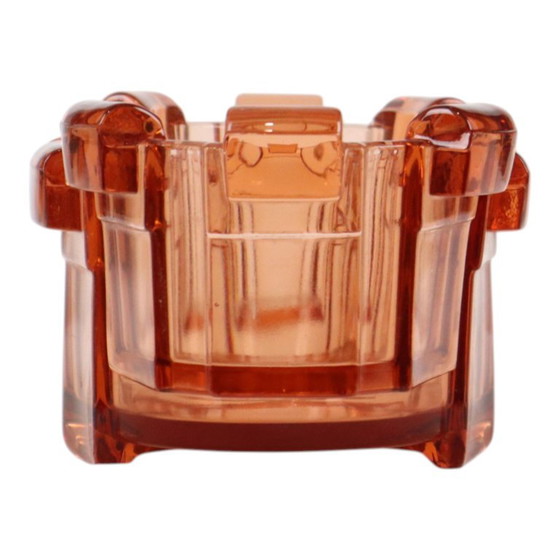 Art Deco Schaal Jardinière Stolze Hermanova Kubistisch – Plantenbak, Glass (photo 4 of 18)