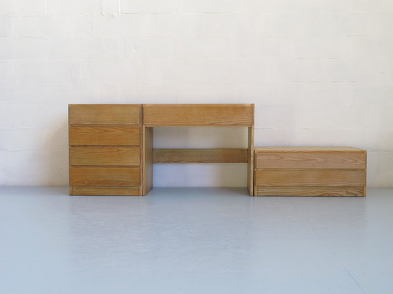 Image 1 of Drei Schubladen Kommode, Esche Massiv Geölt Frankreich