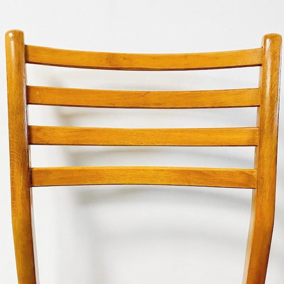 Image 1 of Set di sedie da pranzo vintage in stile danese Skai nere