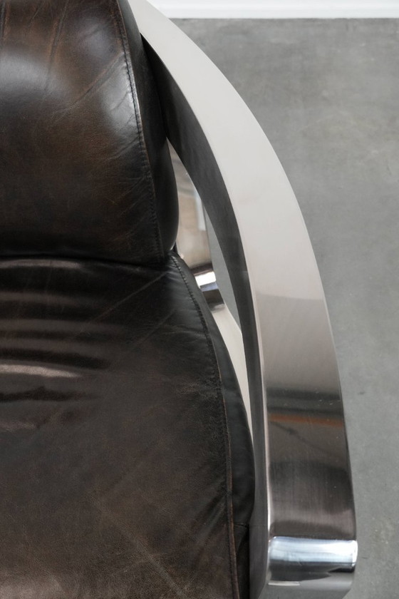 Image 1 of Design Aviator Sessel mit Aluminiumrahmen