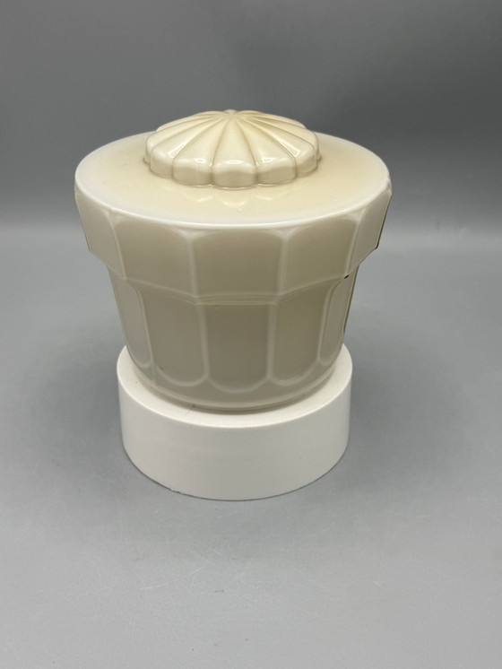 Image 1 of Thabur plafondlamp in crème glas