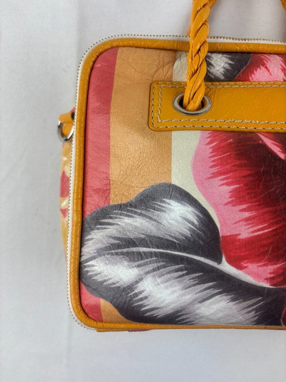 Borsa Balenciaga Blanket in pelle arancione con stampa grafica – Borse a mano, Leather (photo 11 of 16)
