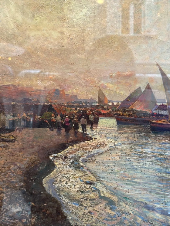 Seascape Oil Painting on Board by Fausto Pratella, 1950s – Paintings & Drawings (photo 8 of 15)