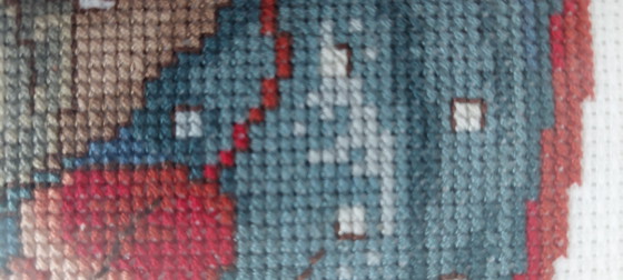 Image 1 of Embroidered HUMMEL figure paintings