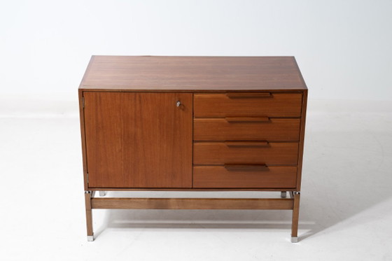 Consolle architettonica di Pieter de Bruyne, 1960, Al Meubel, Credenze, Legno, Marrone, Mid Century Modern (foto 5 di 15)