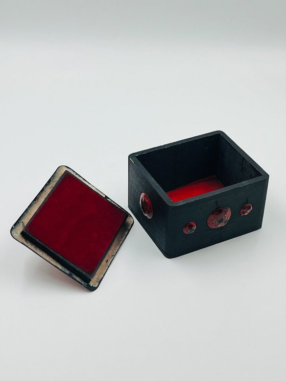 Brutalistische kunstdoos Esmaltes – Decoratieve objecten, Copper, Wood (photo 11 of 13)