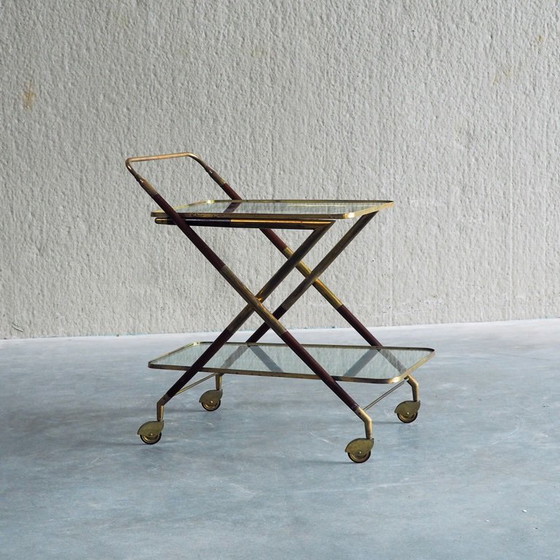 1950s Italian Bar Trolley, Attributed to Cesare Lacca – Bar carts, Wood (photo 17 of 19)