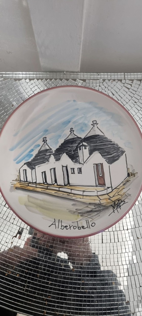 Dekorativer Teller – Maioliche d'Arte P. Monte, Wanddekoration, Keramik (photo 4 of 5)