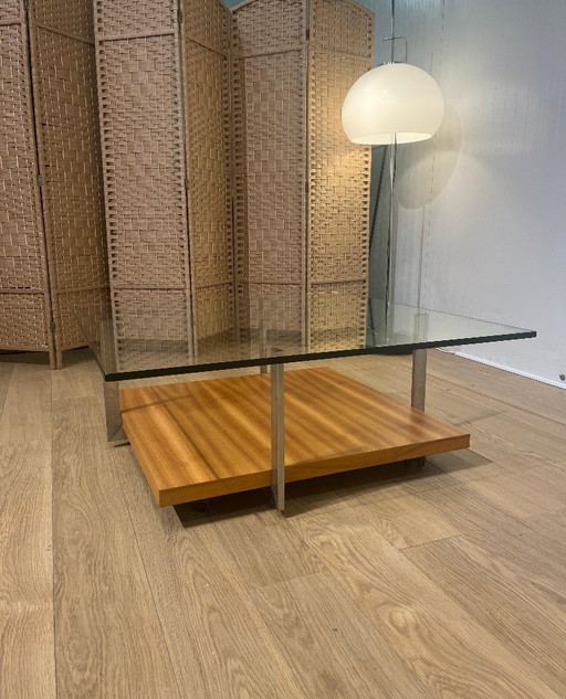 ZGAN Rolf Benz Salontafel Garantie – Glass, Wood (photo 2 of 5)