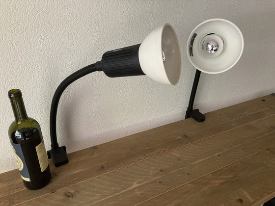 Image 1 of 2x Philips lámpara de mesa plegable / lámpara de escritorio (década de 1980)