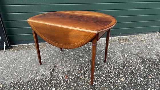 Image 1 of Héroïque table à suspendre de salle à manger en acajou