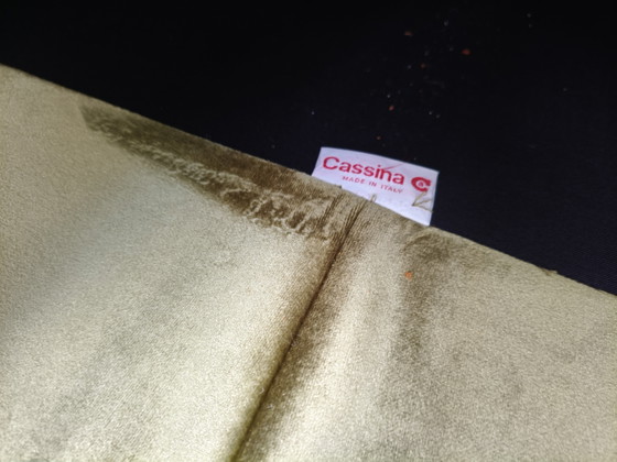 Image 1 of Cassina maralunga 40 2 zits opnieuw gestoffeerd met groen fluweel