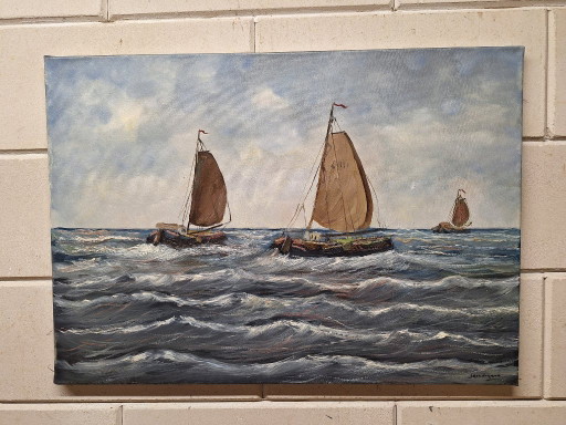 Seestück – schilderijen tekeningen, Wood, Canvas (photo 2 of 8)