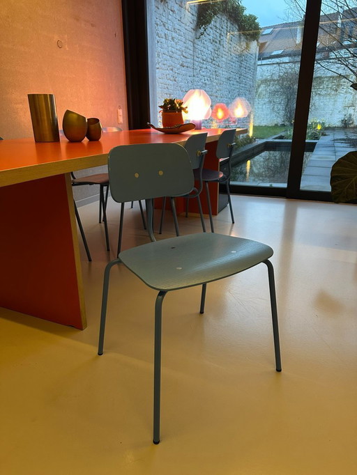6x Montana KEVI 2060 Azure Dining room chairs - €1,495