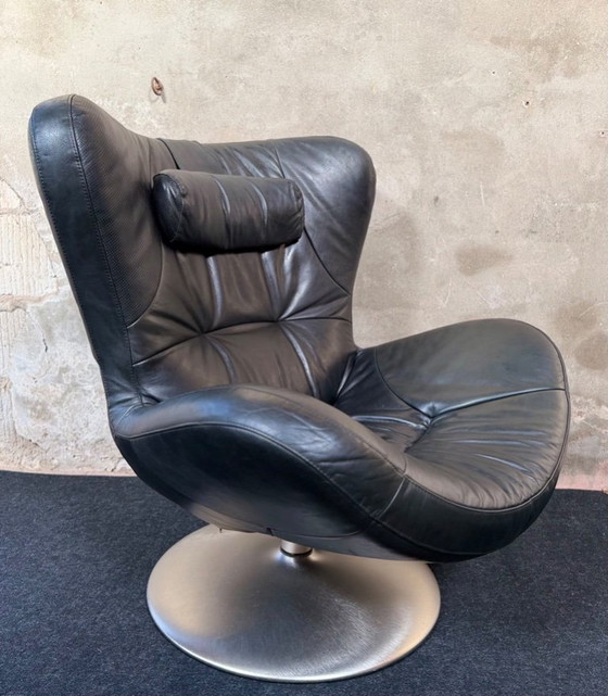 Image 1 of  Natuzzi  fauteuil met bijpassende voetenbank