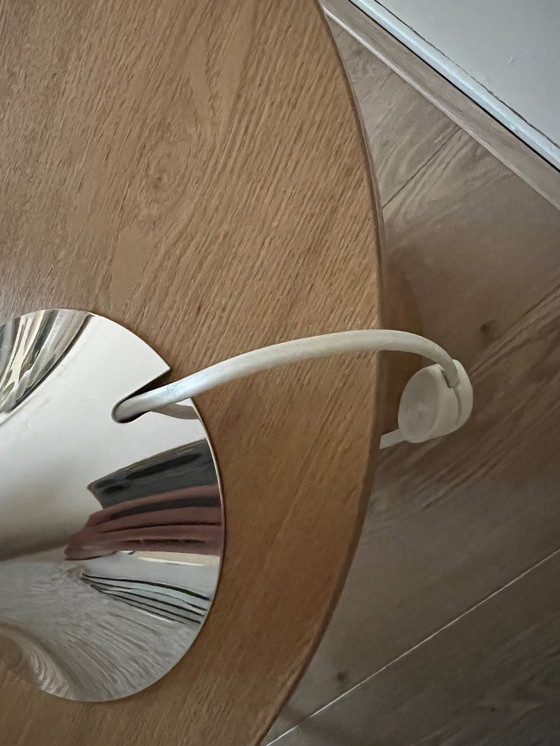 Image 1 of Ikea vintage lamp Lampan wit zilver