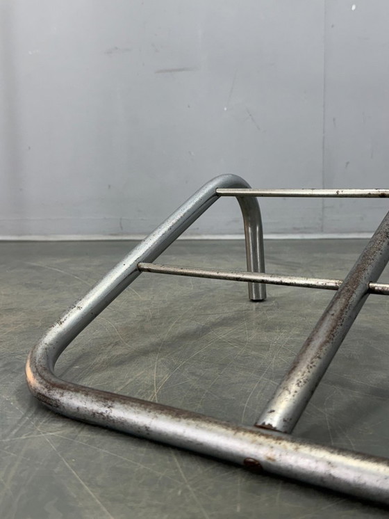 Image 1 of Valet de ropa cromado Bauhaus de la década de 1930, Checoslovaquia