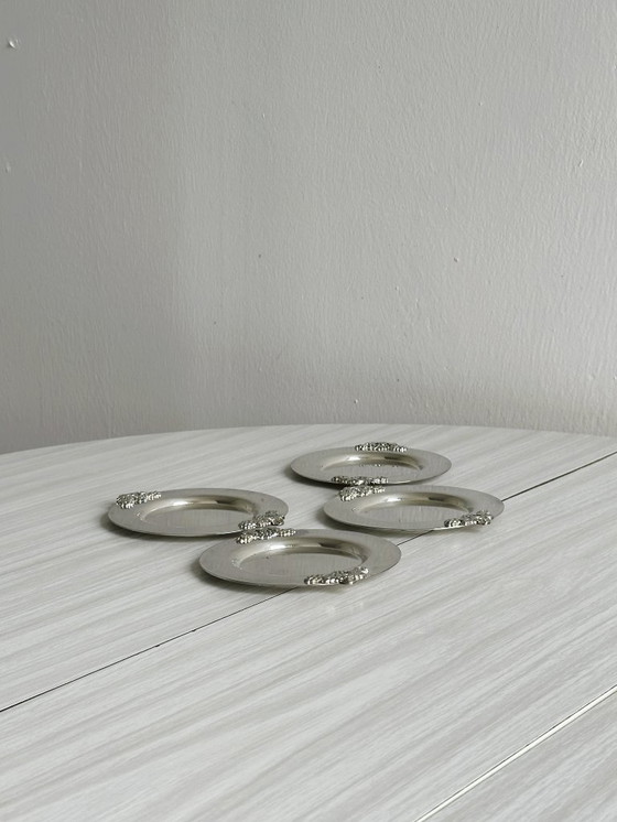 Image 1 of Poggiabottiglie in metallo lucido