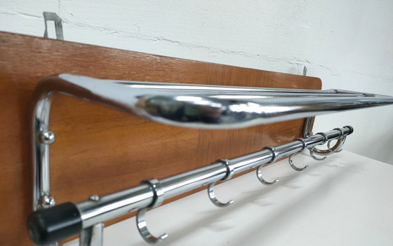 Image 1 of Mid centrury (60íes) Scandinavian style chrome design coat rack wall coat rack