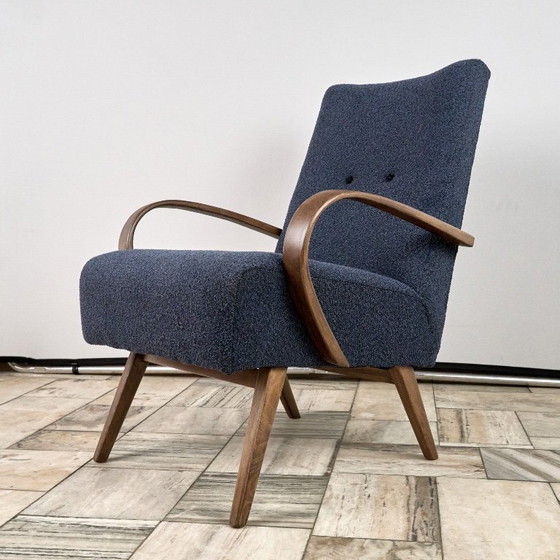 Image 1 of Vintage Armchair designed by Jindrich Halabala, 1950s, Czechoslovakia
