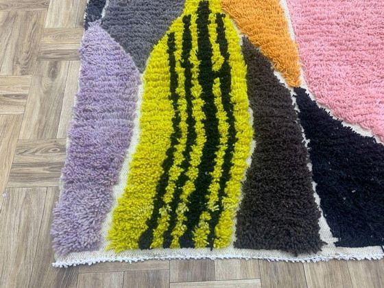 Alfombra de lana hecha a medida con coloridos diseños tradicionales, tamaño 2/3 m. – Alberto Bazzani, Wool (photo 4 of 5)