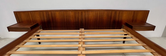 Image 1 of Letto galleggiante in palissandro danese di Sannemans Møbelfabrik