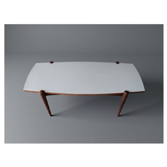 Image 1 of Table basse vintage Creafort avec plateau réversible - style moderne du milieu du siècle