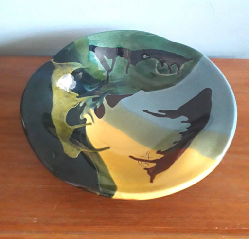 Vallauris bowl series Patera from Spanish Vallauris.