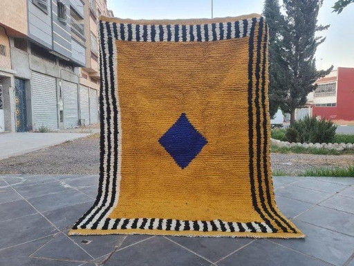 Alfombra de lana pura hecha a mano, elaborada tradicionalmente por encargo, tamaño 150/250 cm. – Ahrend
