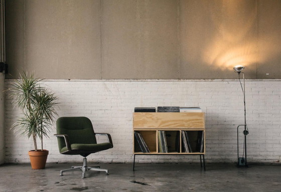 Image 1 of Custom record cabinet ('Float' vinyl furniture by Robbert Sikking)