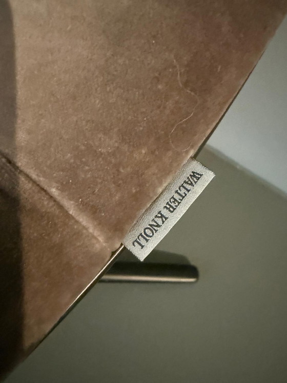 Image 1 of Walter Knoll Healey Lounge Chair – without armrests, taupe velour