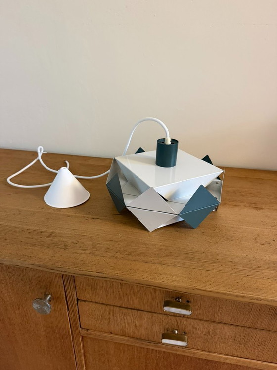 Vintage rare Preben Dahl Symfoni - Hans Folsgaard - Danish design lamp – Pendant lamps, Metal (photo 9 of 13)