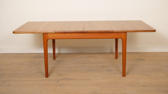 Image 1 of Table de salle à manger vintage | Teck massif | Extensible | Glostrup