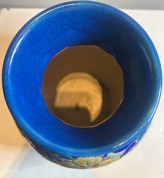 Image 1 of  Original Charles Catteau for Boch Frères Keramis – Art Deco Vase D.2762