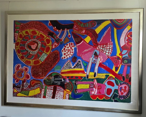 Corneille - Tuin der Lusten / Jardin des Delices XXL Groot - Handgesigneerd - 1991 - 11/50