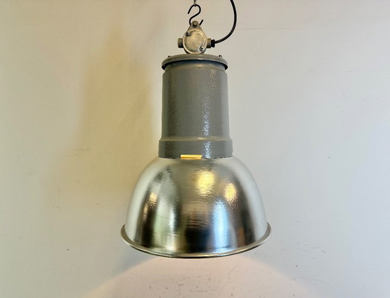 Image 1 of Industrial Italian Aluminium Pendant Lamp from Fael Luce, 1970s